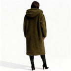 Chic Long Plush Fleece Coat for Women