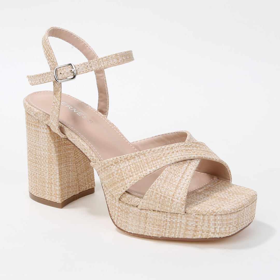 Crisscross Straps Platform Heels for Women - gallery