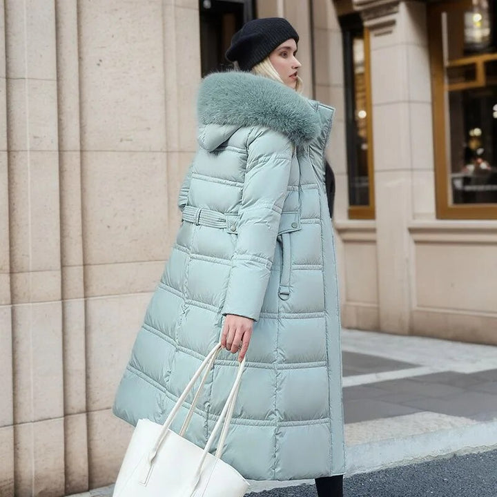 Longline Parka Coat in a Clean, Elongating Cut