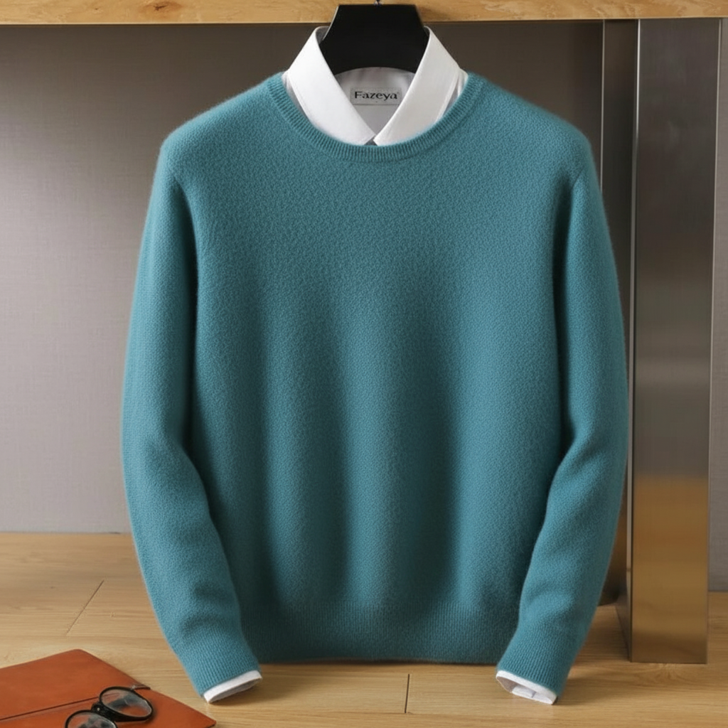 Classic Round-Neck Knit Jumper - Plus Size Options