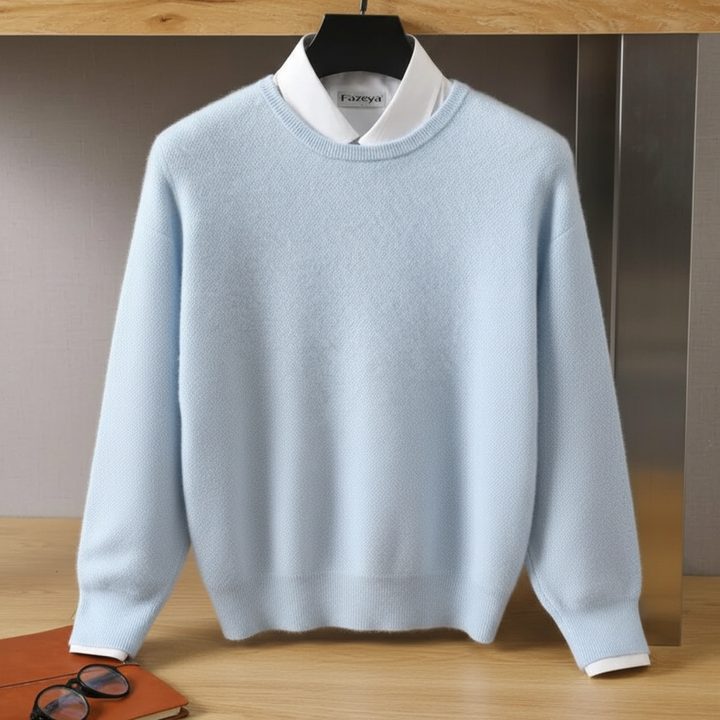 Classic Round-Neck Knit Jumper - Plus Size Options