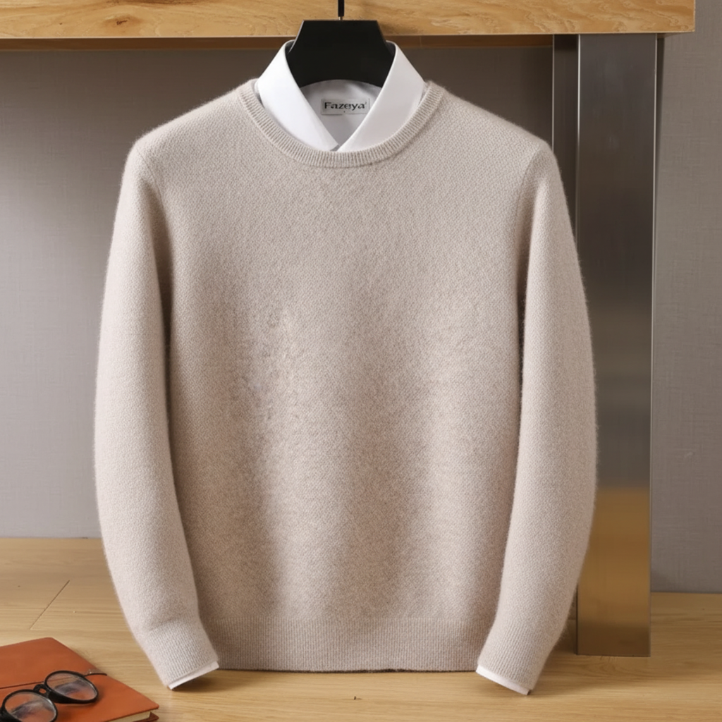 Classic Round-Neck Knit Jumper - Plus Size Options