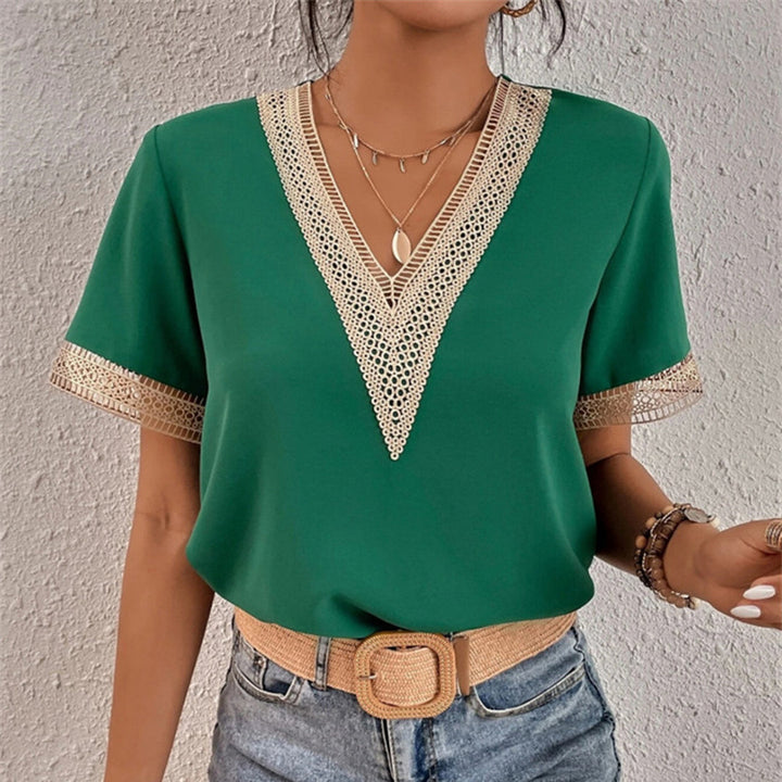 Relaxed-Fit Women's T-Shirt in Cotton-Blend Jersey