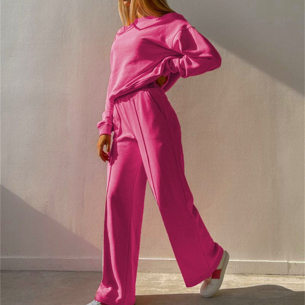 Two-Piece Jogging Set with Hoodie - Women's Activewear