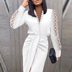 Chic Long Cocktail Dress for Women | Opulent Evening Gown