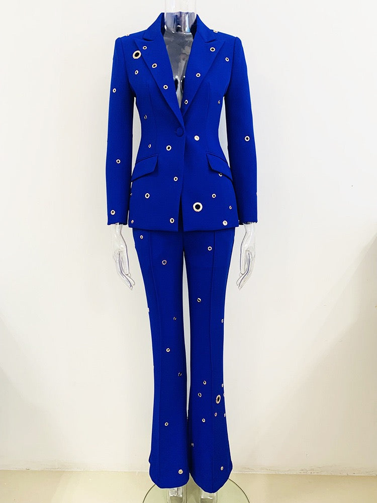 Dalton Single Breasted Suit Set Blazer for Women