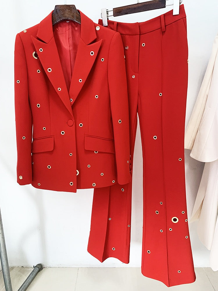 Dalton Single Breasted Suit Set Blazer for Women - gallery