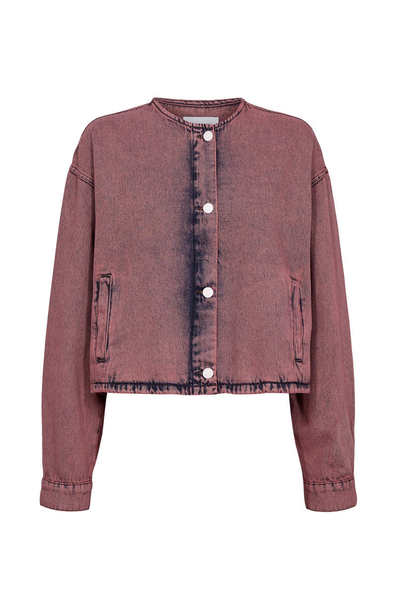 Brooklyn Heather Rose Denim Jacket for Women - gallery