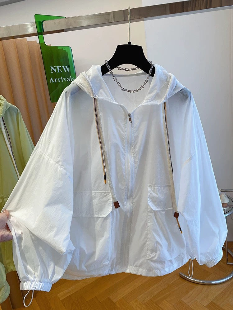 Super Good-Looking Sports Hooded Sun Protection Jacket for in Summer New Lo - gallery