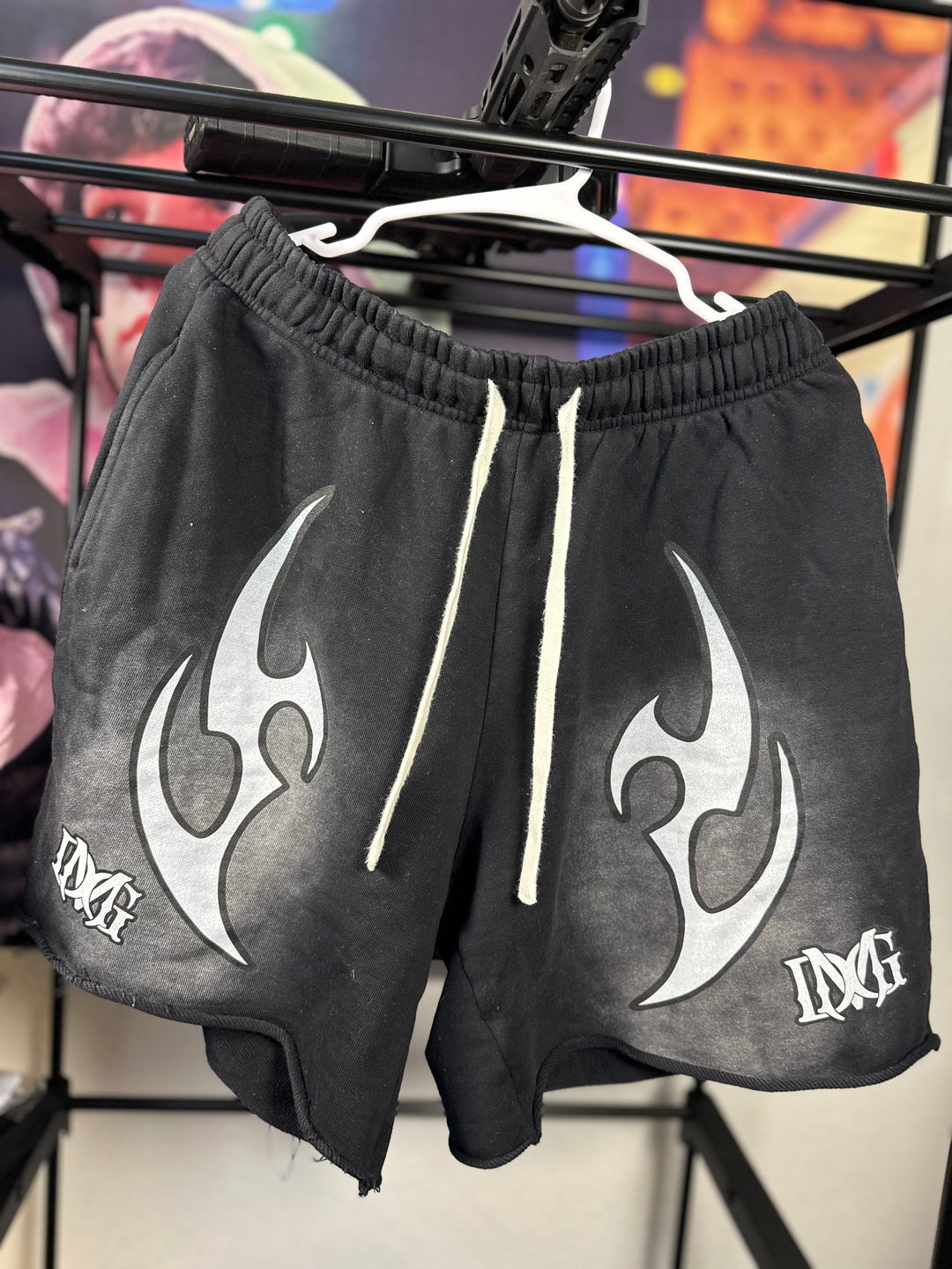 Black Heavyweight Cotton Shorts for Men - gallery