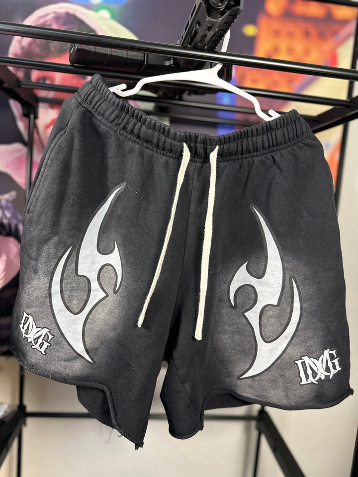 Black Heavyweight Cotton Shorts for Men - gallery