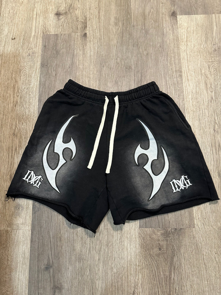 Black Heavyweight Cotton Shorts for Men - gallery