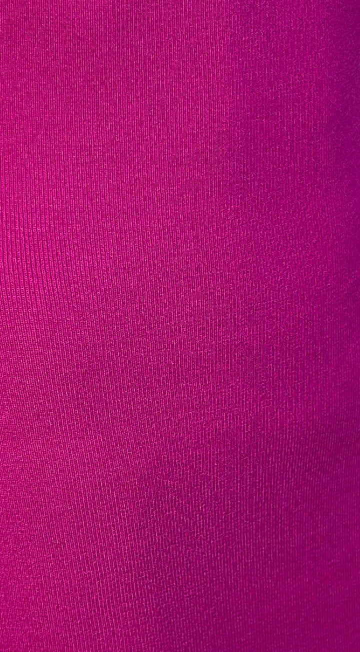 Avalon Ribbed Tube Midi Dress - Magenta Pink — gallery