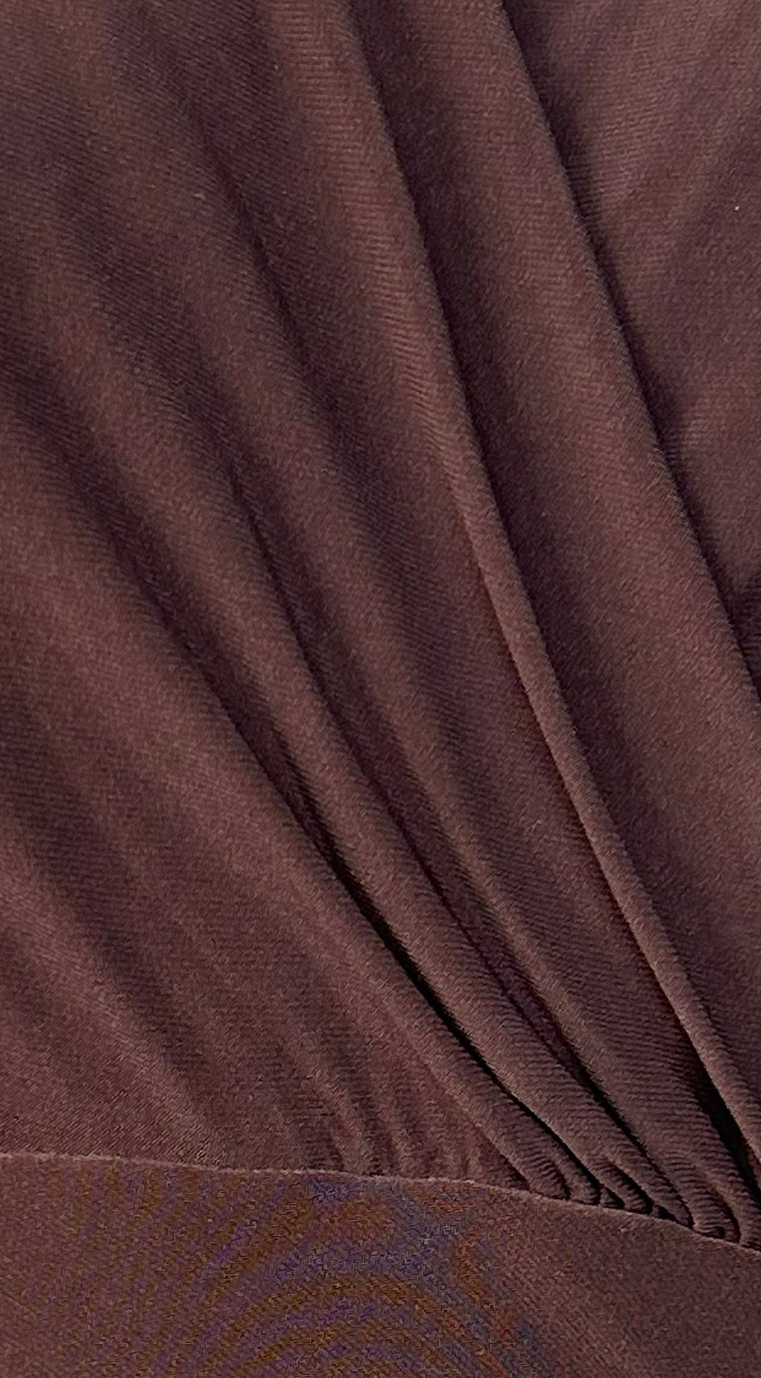 Seralya V Neck Surplice Pleated Midi Dress - Brown — gallery