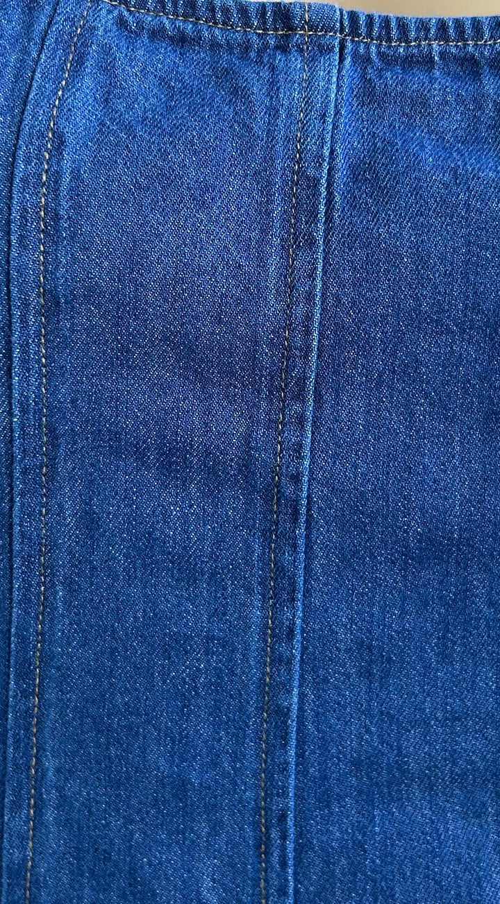 Denira Denim Midi Dress - Blue — gallery