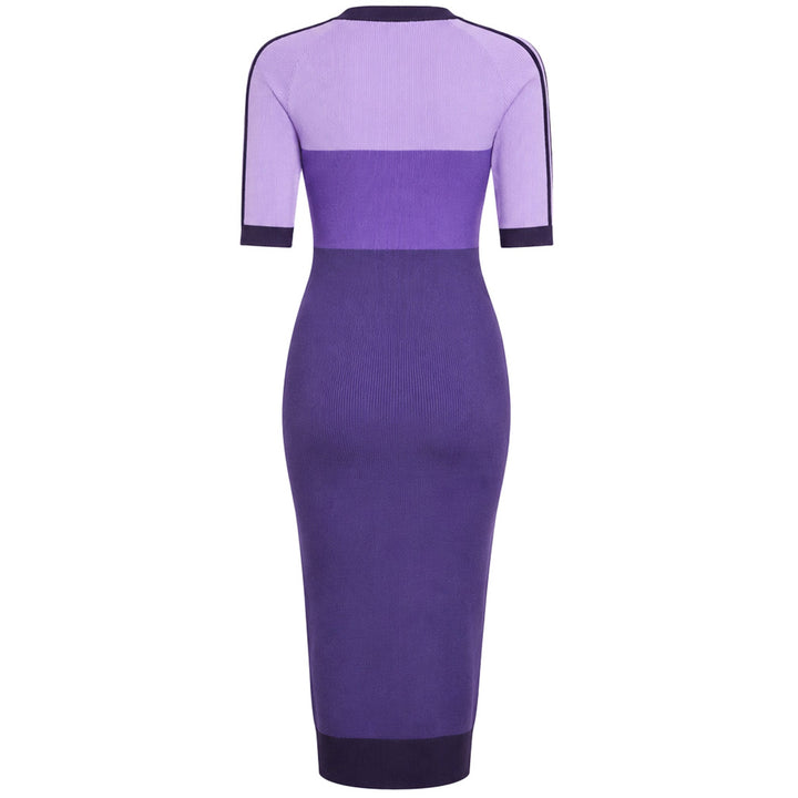 Purple Knit Dress for Women - gallery