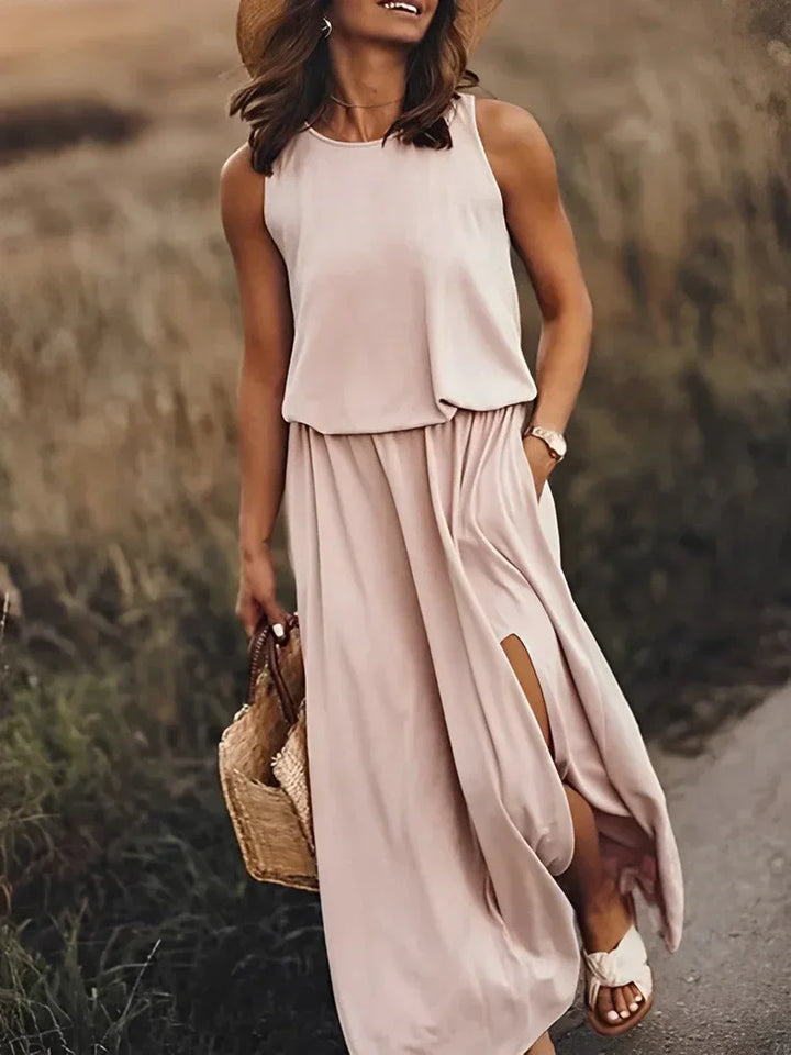 Colourful Easy-Wear Dress in Six Shades for Women