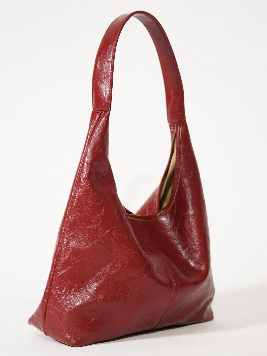 Worn-in Distressed Leather Tote Bag for Women