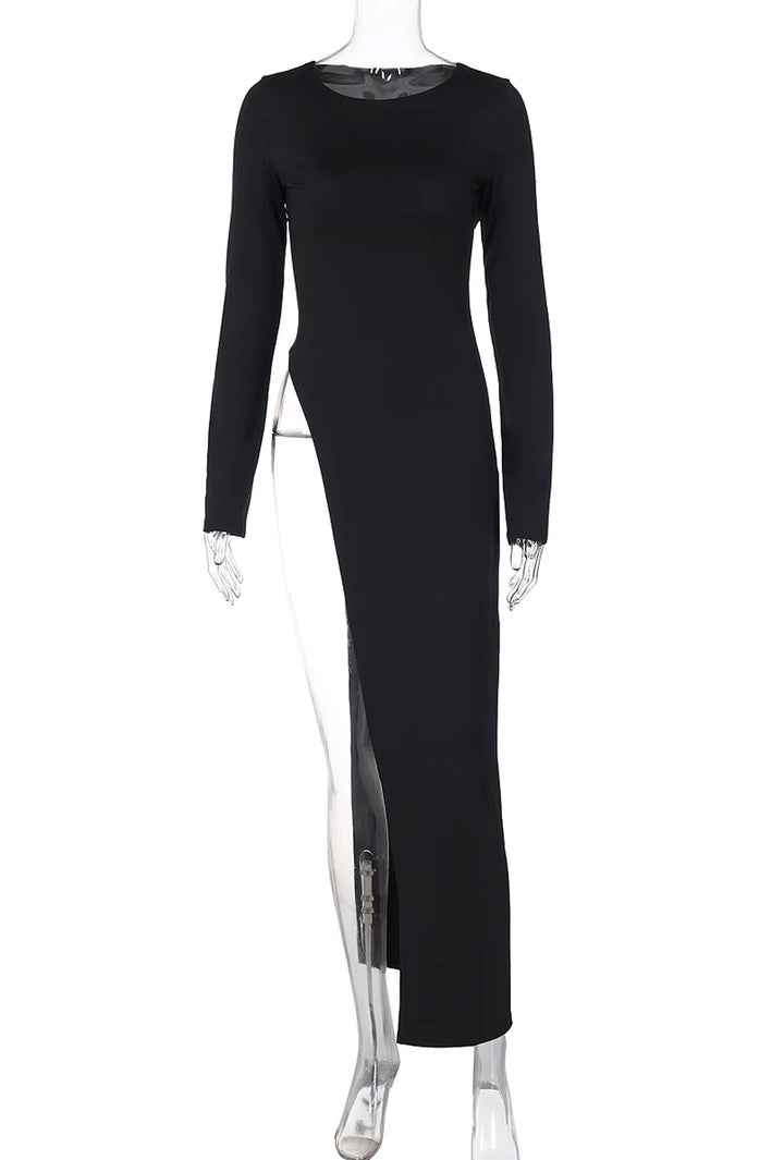 Lorrey - Deep Side Slit Maxi Dress Top for Women - gallery
