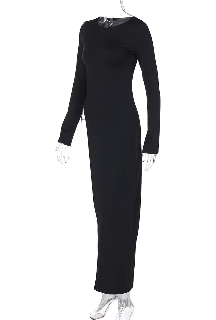 Lorrey - Deep Side Slit Maxi Dress Top for Women - gallery