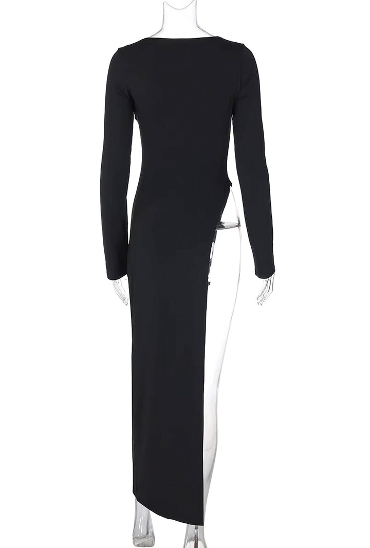 Lorrey - Deep Side Slit Maxi Dress Top for Women - gallery