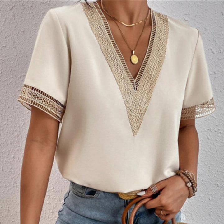 Relaxed-Fit Women's T-Shirt in Cotton-Blend Jersey