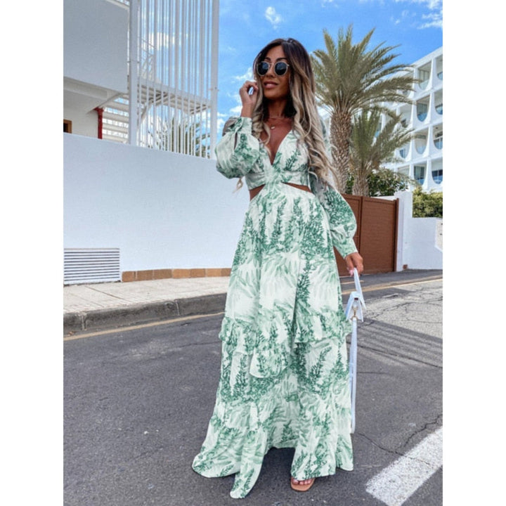 Cut-Out A-Line Dress in Vibrant Colours for Women