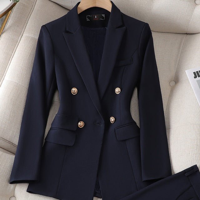 Fur Coat and Coordinated Accessory Set for Women