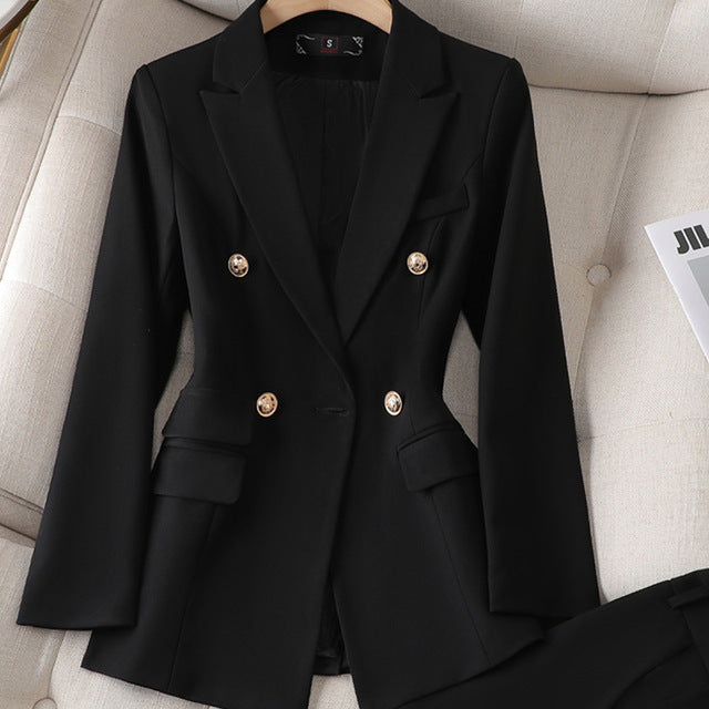 Fur Coat and Coordinated Accessory Set for Women