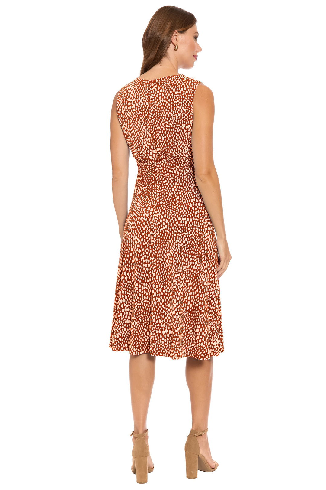 Kirby Inset Waist Dress in Mini Tear Drops for Women - gallery