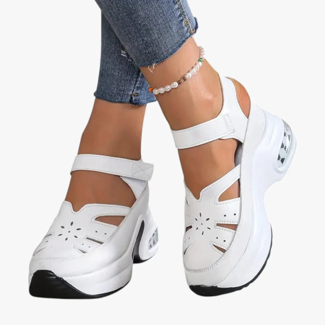 Platform Heeled Sandals with Arch Support for Women