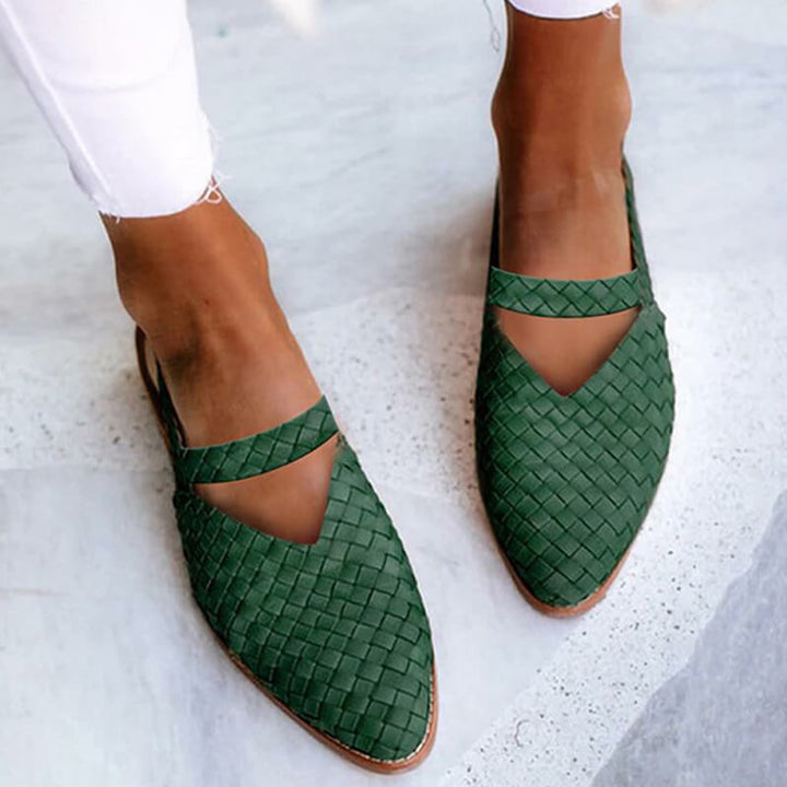 Strappy Flat Sandals with Adjustable Buckle Strap