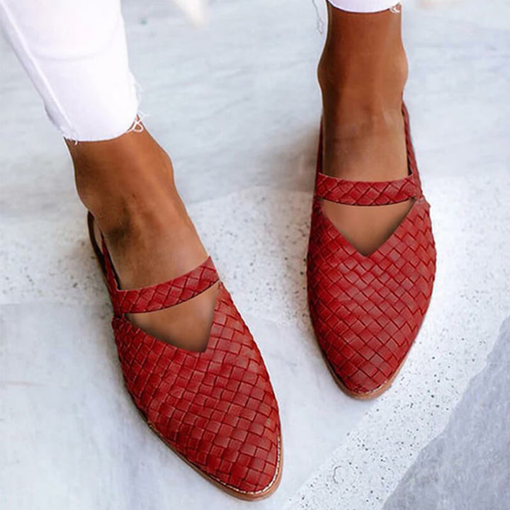 Strappy Flat Sandals with Adjustable Buckle Strap