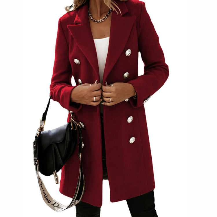 Custom-Fit Slim Wool Blazer with Water-Repellent Finish