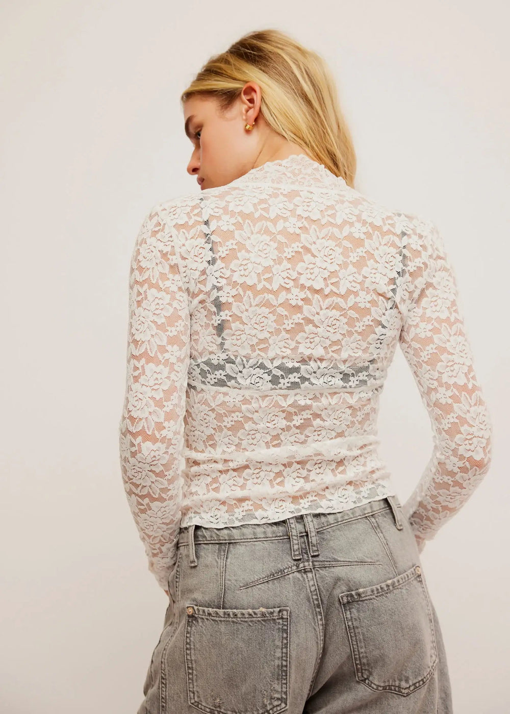 All Day Lace Long Sleeve Top for Women - gallery