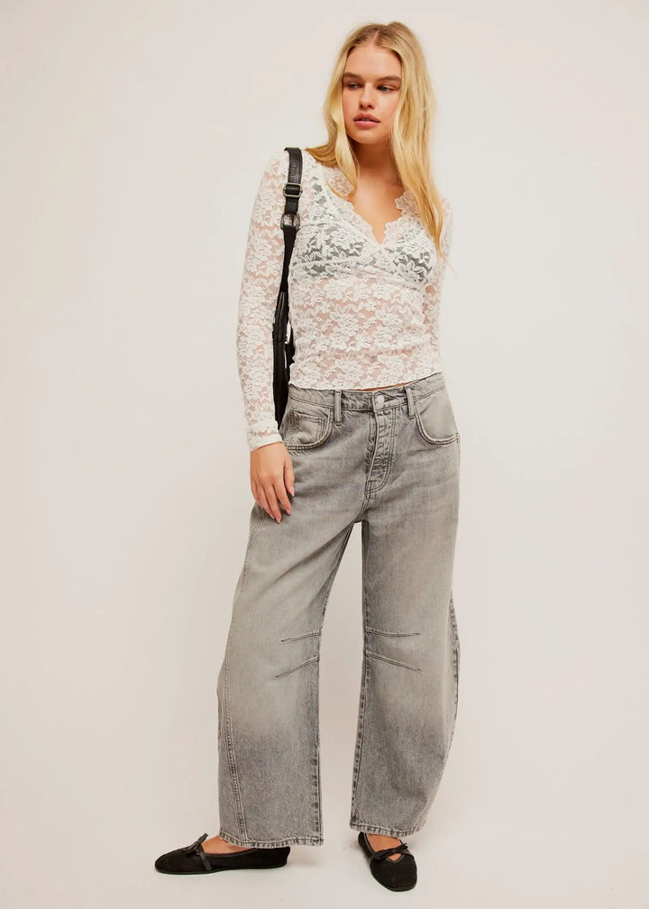 All Day Lace Long Sleeve Top for Women - gallery