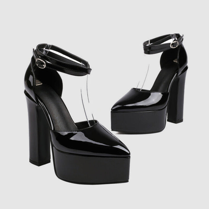High Heel Court Shoes in a Sharp Pointed Silhouette