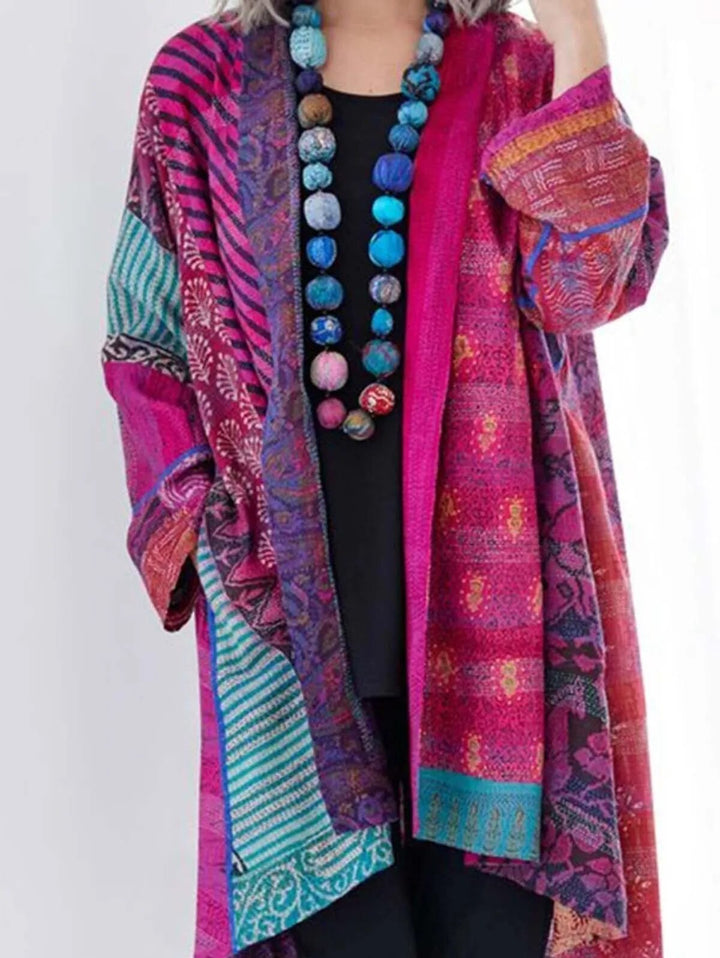 Josephine Open-Front Cotton Fine-Knit Cardigan for Women