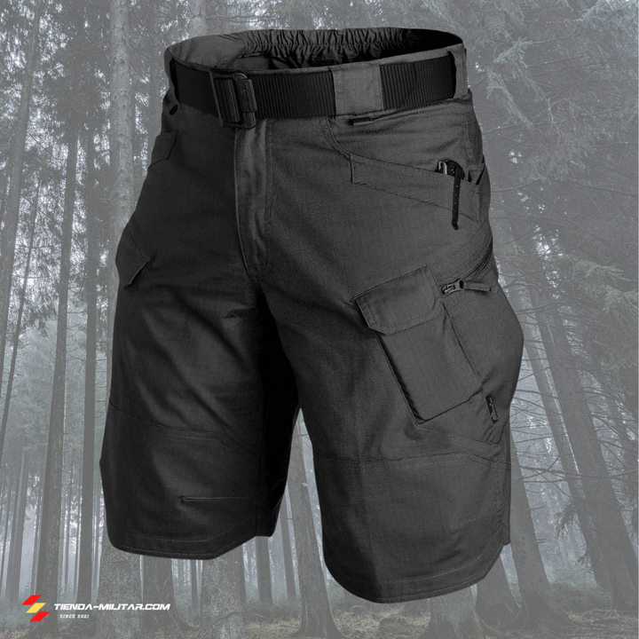 Tactical Cargo Shorts - Negro