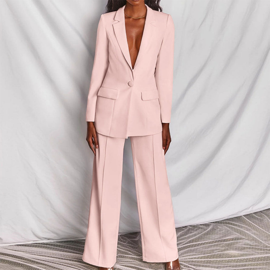 Hayley - Chic Women's Blazer and Trousers Set