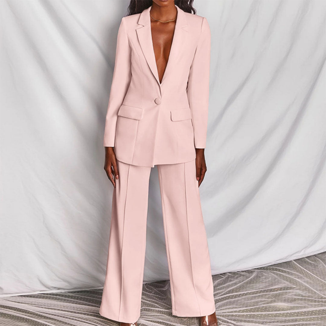 Hayley Two-Piece Blazer and Trouser Set for Women