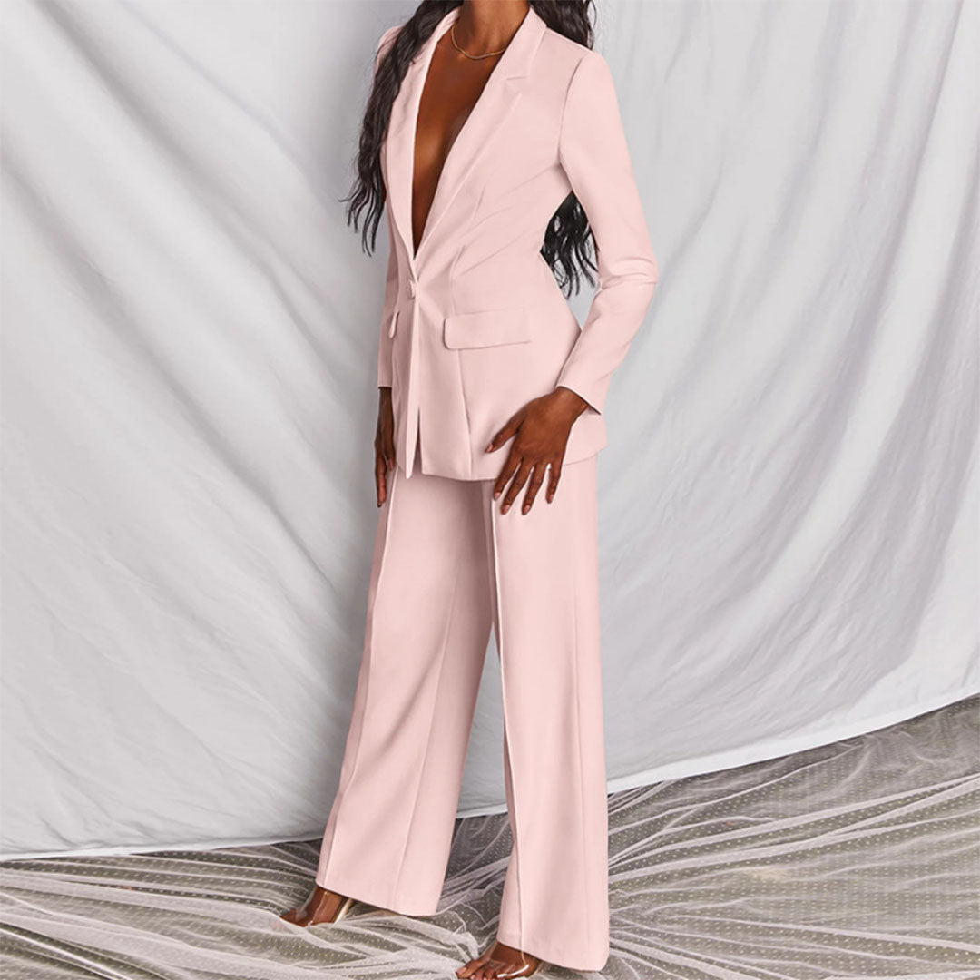 Hayley Two-Piece Blazer and Trouser Set for Women