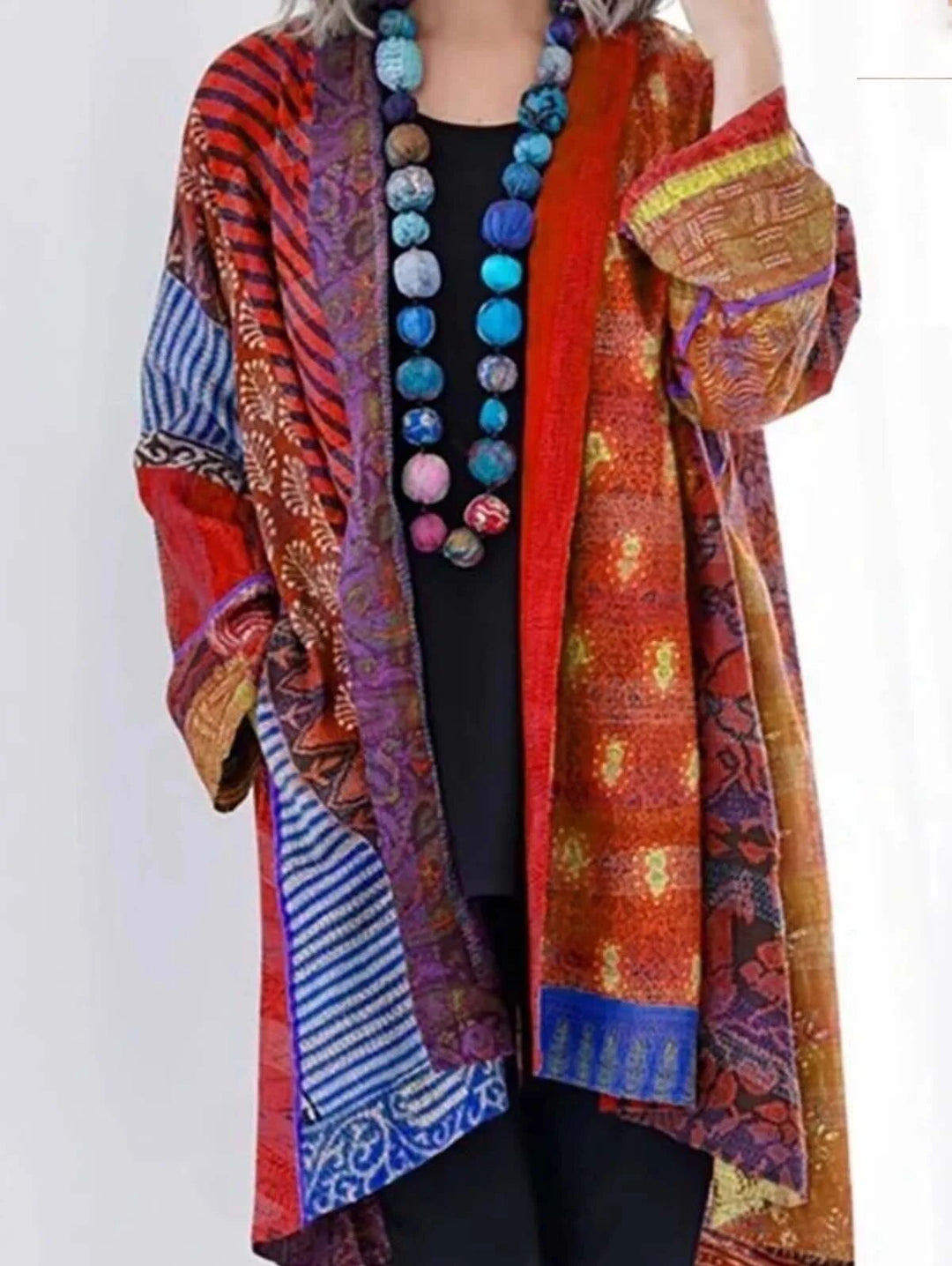 Josephine Open-Front Cotton Fine-Knit Cardigan for Women