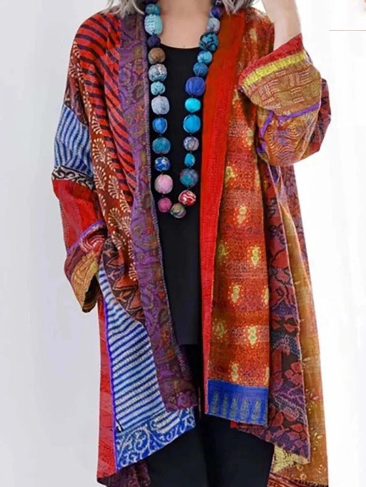 Josephine Open-Front Cotton Fine-Knit Cardigan for Women