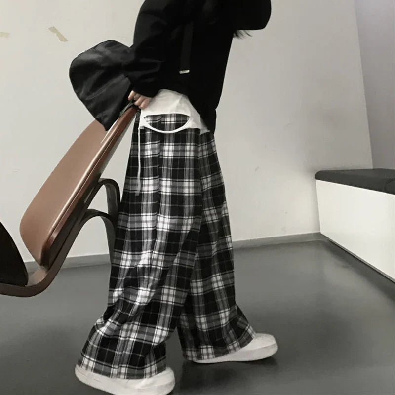 Plaid Pants Trousers for Women - gallery