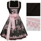 Floral Dirndl Dress Perfect for Oktoberfest Celebrations