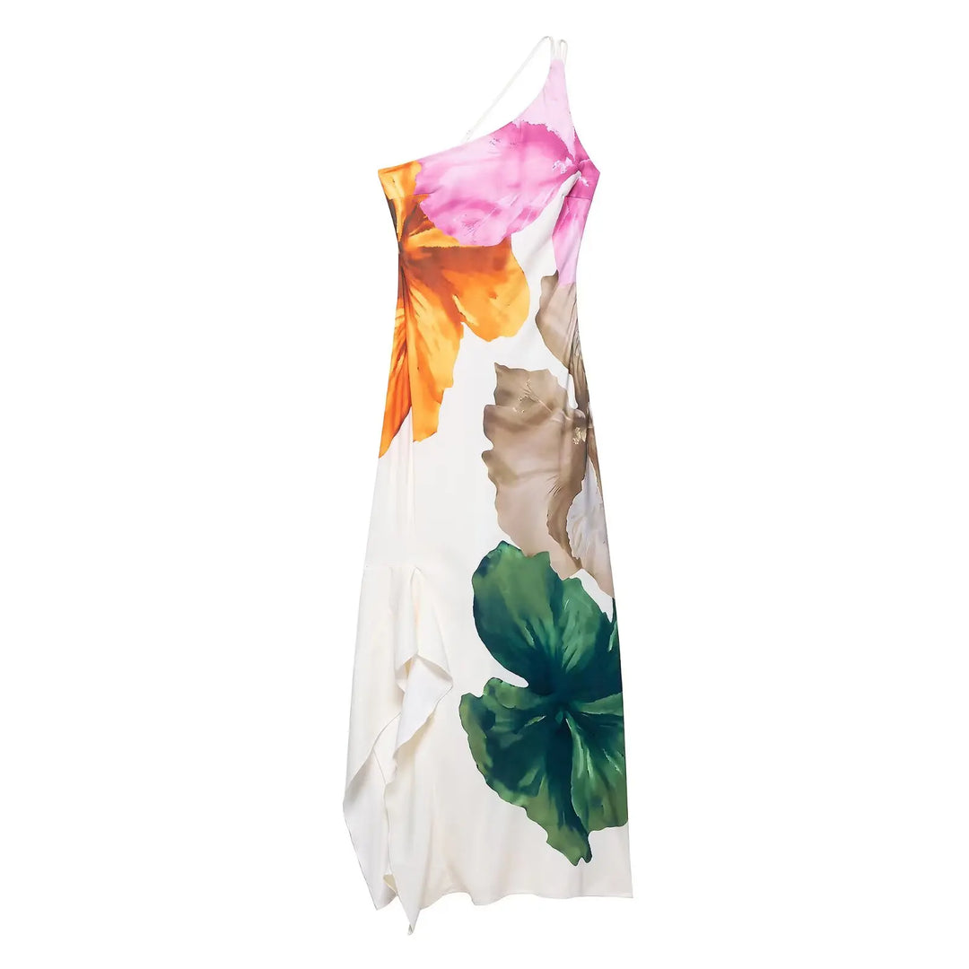 Floral One Shoulder Maxi Dress Beatrice Rose for Women - gallery