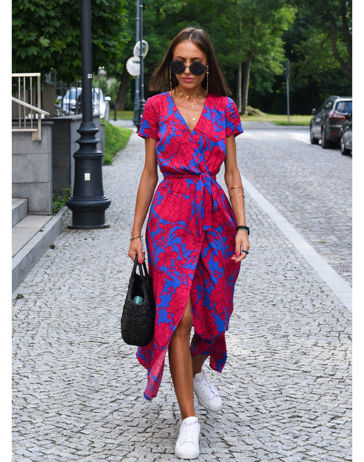 Easy Relaxed Dress with Ruched Waist Detail for Women