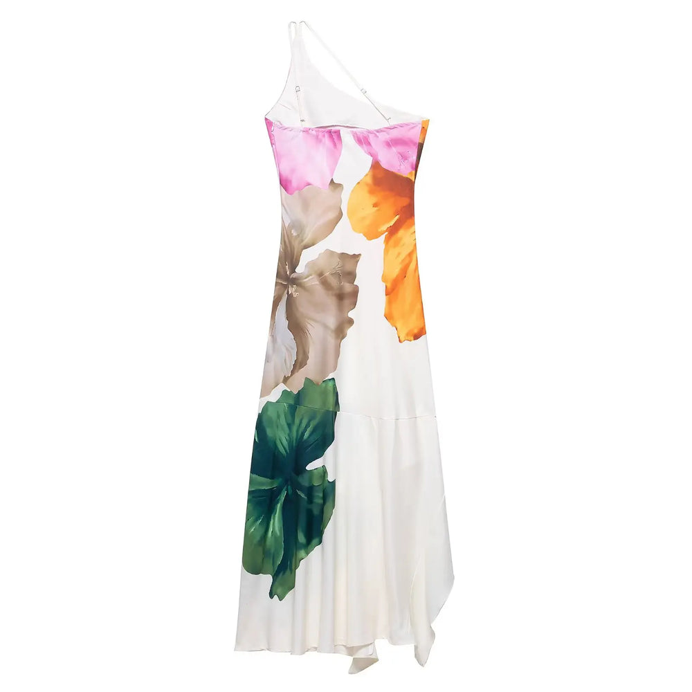 Floral One Shoulder Maxi Dress Beatrice Rose for Women - gallery