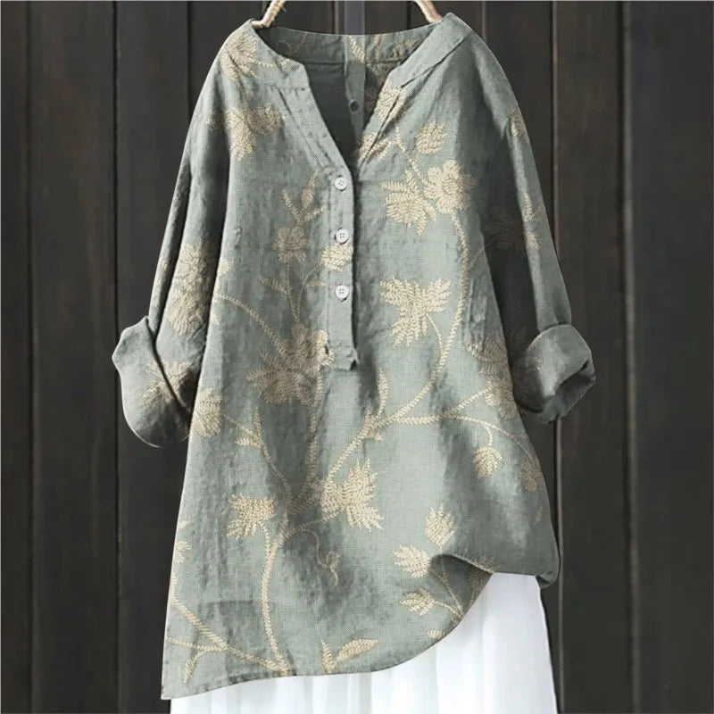 Blossom Print Top with a Relaxed, Easy Silhouette